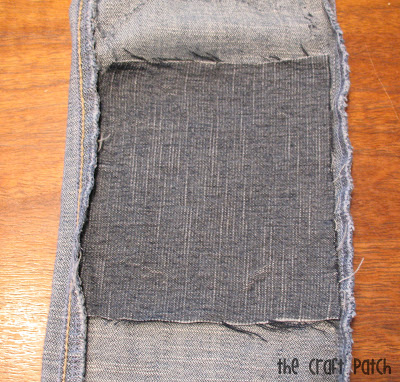 Simple Way to Patch the Back Pocket of Denim Jeans SubEarthan Cottage