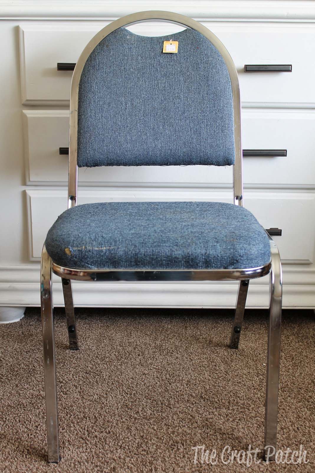 how to reupholster a metal frame chair