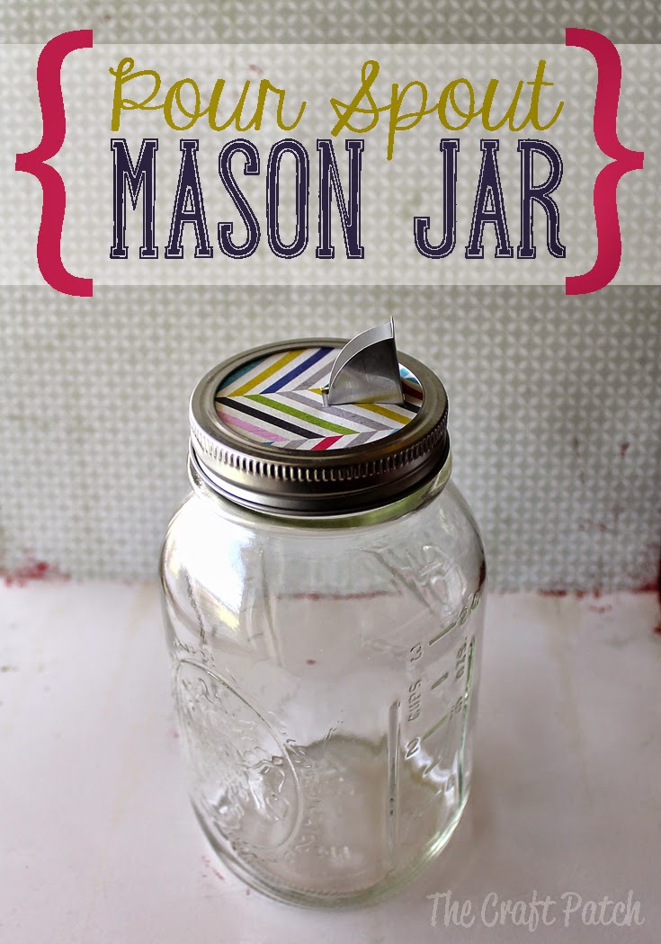 Easy Pour Spout Lid for Mason Jar