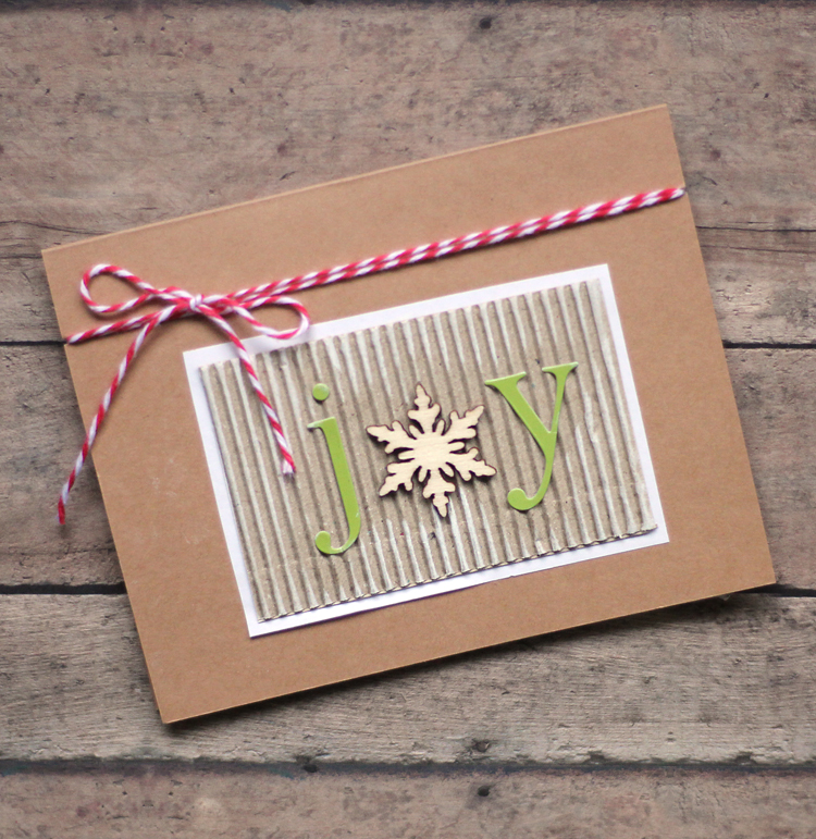 easy handmade christmas card