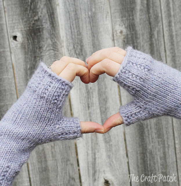 Richmond Knit Merino Wool Fingerless Gloves with Mitten Flap