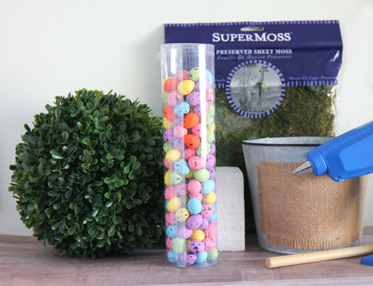 DIY Boxwood Topiary For St Patricks Day Mantle