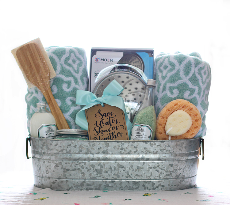 Bride-to-be-bridal-gift-basket — Grit and Grace Studio