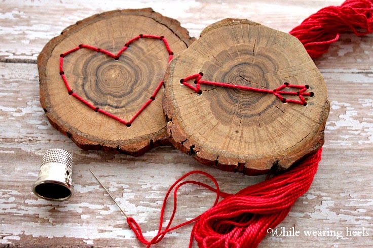 small wood slices for crafts