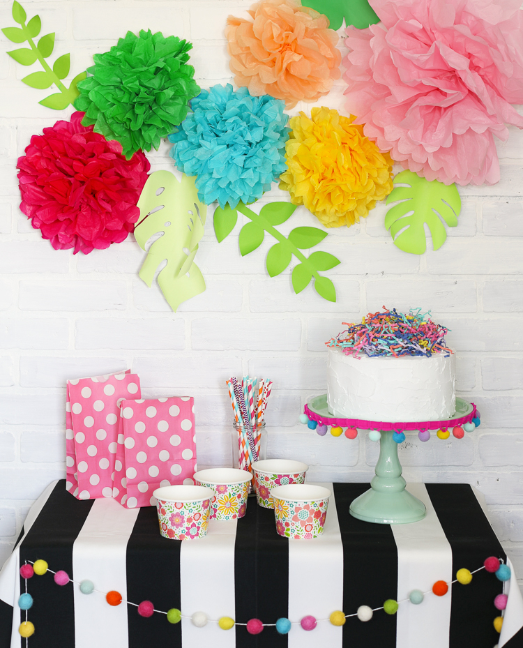 DIY Tissue Paper Flower Garland DIY Projects Craft Ideas & How To's for  Home Decor with Videos