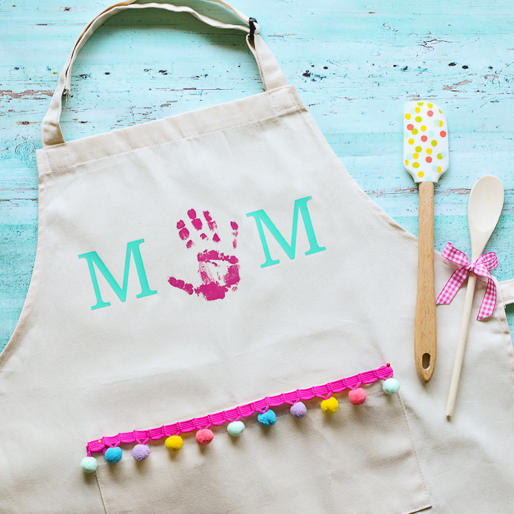 Mothers Day Handprint Apron
