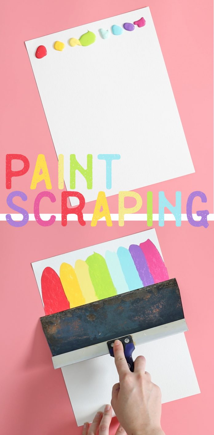 Paint Scrape Art