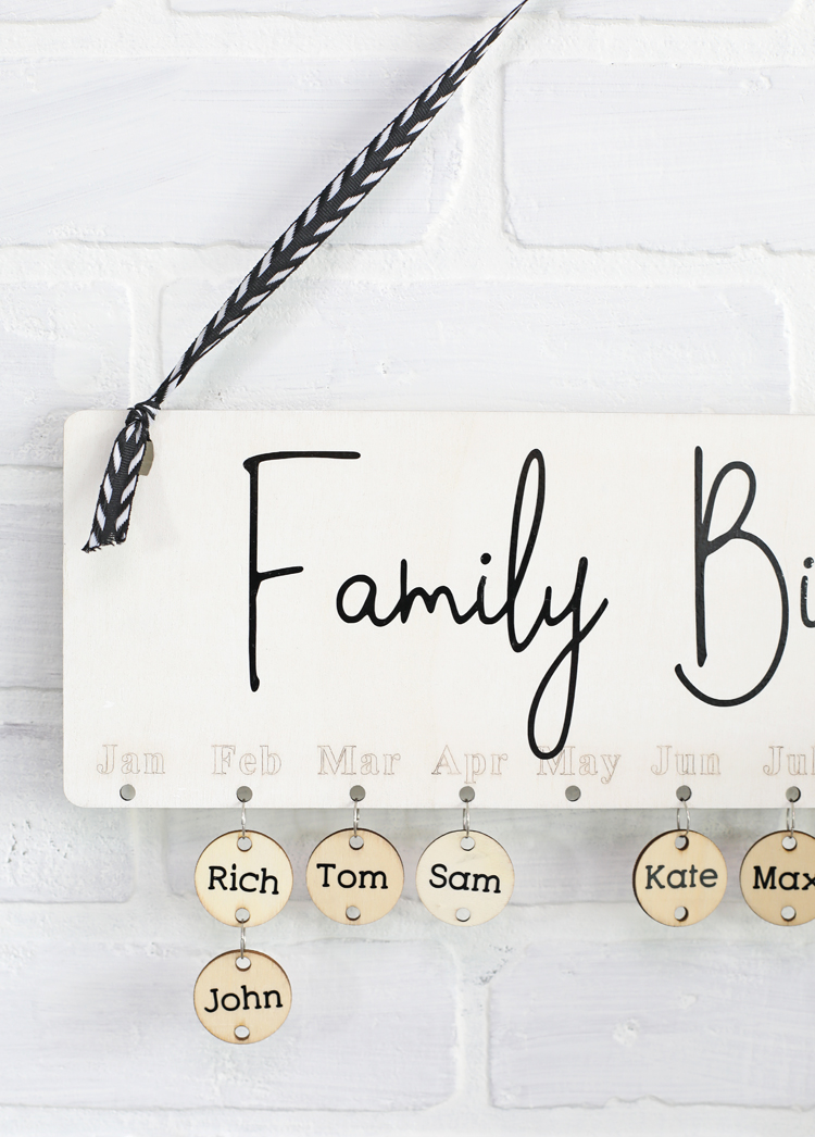 Diy Family Birthday Board The Craft Patch