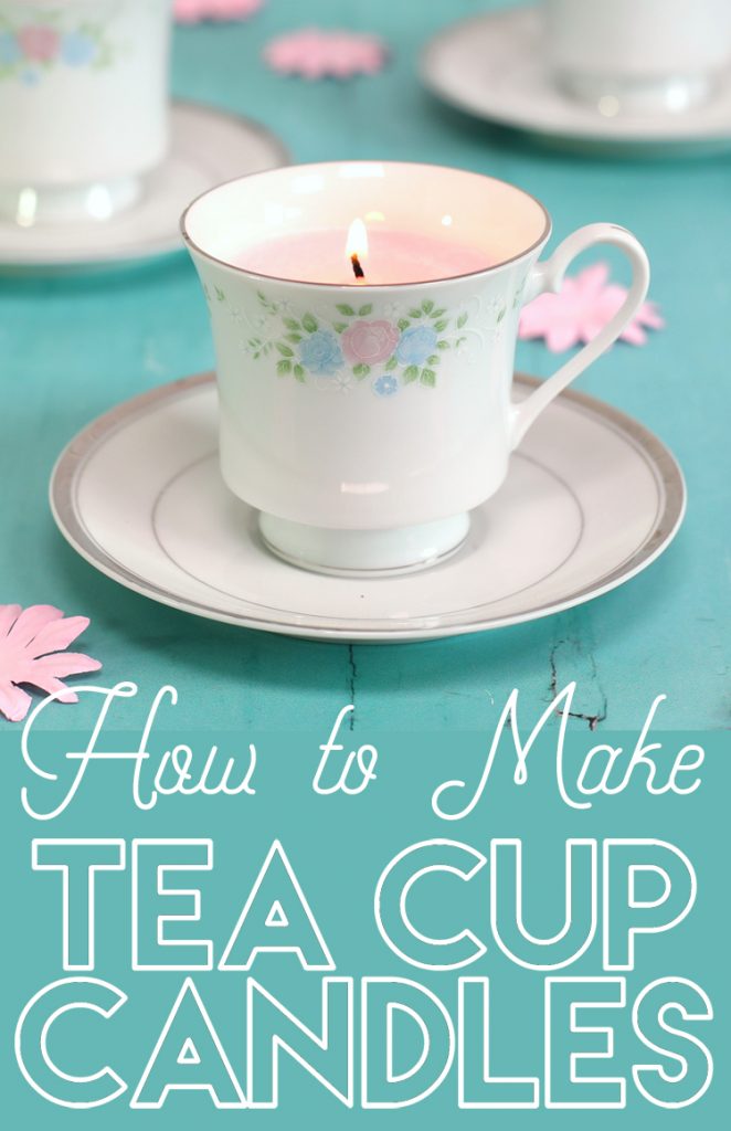 DIY Tea Cup Candles