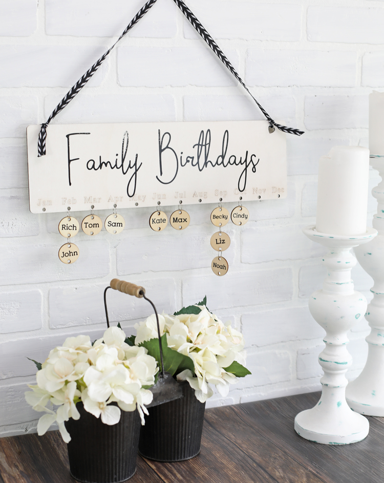 Download Diy Family Birthday Board The Craft Patch