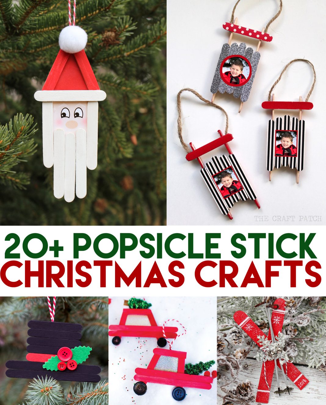 Popsicle Stick Christmas Crafts