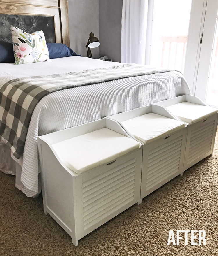 Small Bedroom Laundry Storage Benches The Craft Patch