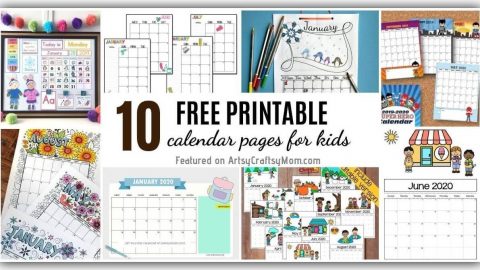 The Best Free Printable Calendars of 2020