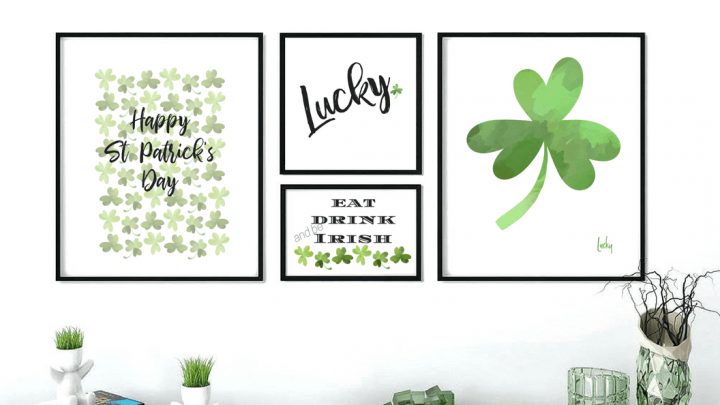 St Patrick's Day Quote & Blessings Free Printable Wall Art