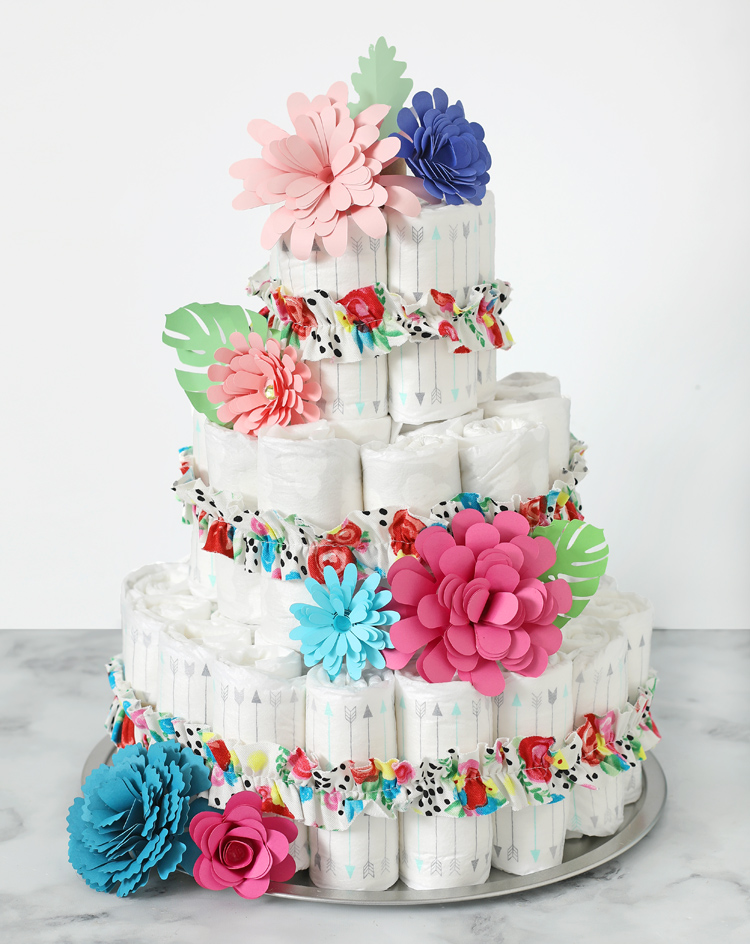 Nappy Cake Designs Ideas and Inspiration AND A Simple How To Tutorial