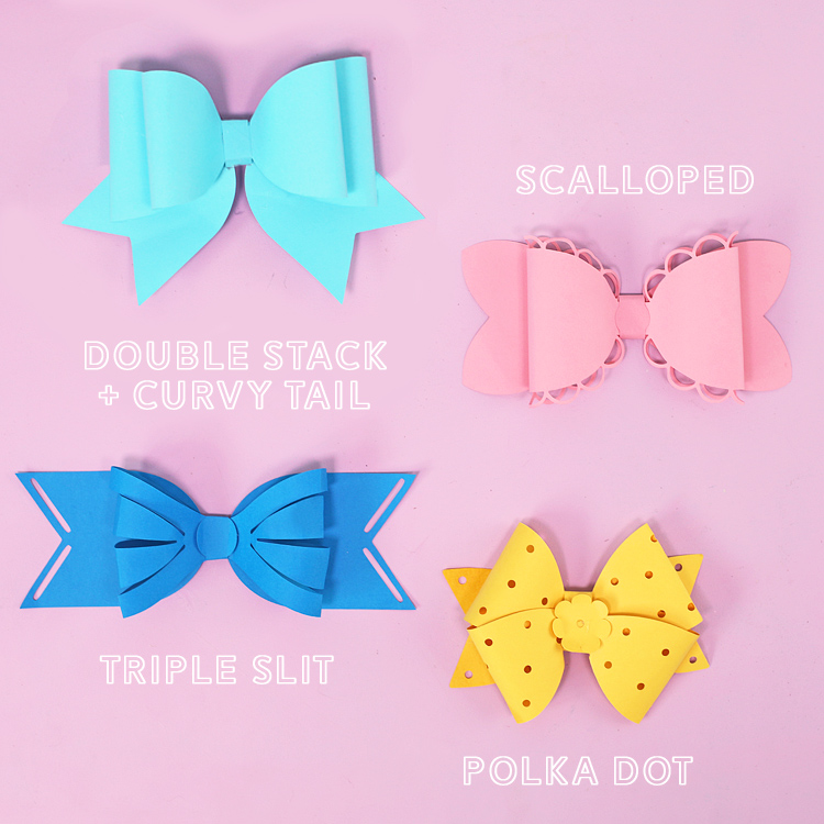 Download 3d Paper Bows Free Cut Files The Craft Patch