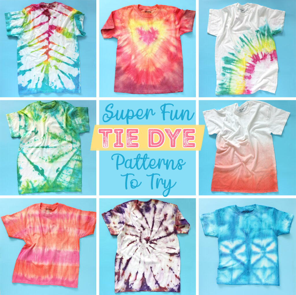 Cool Tie Dye Patterns To Try - The Craft Patch