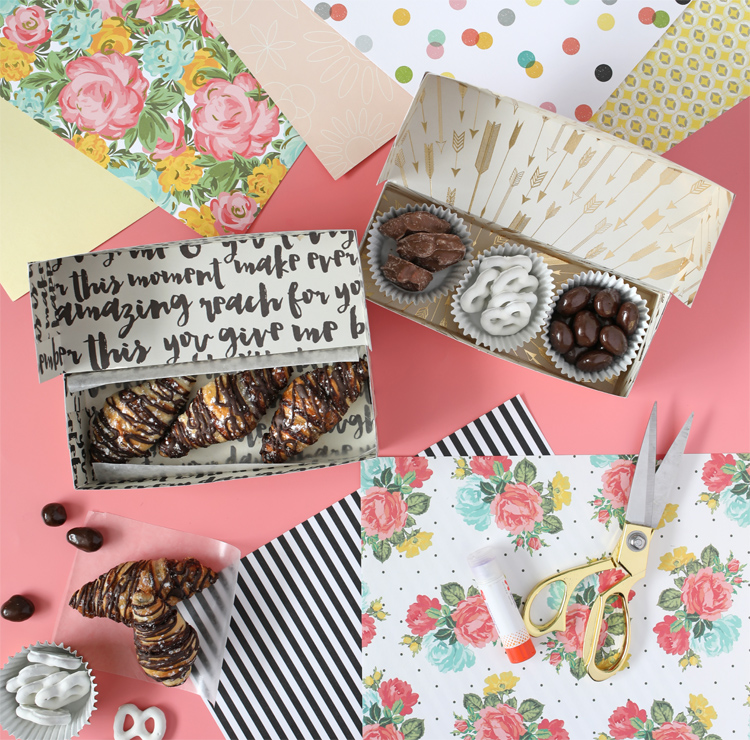 How to Make a Gift Box Out of Scrapbook Paper - DIY Gift Ideas
