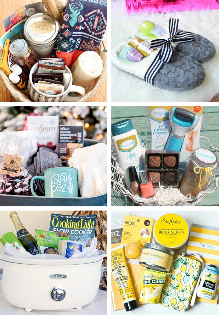 unique gift basket ideas for women