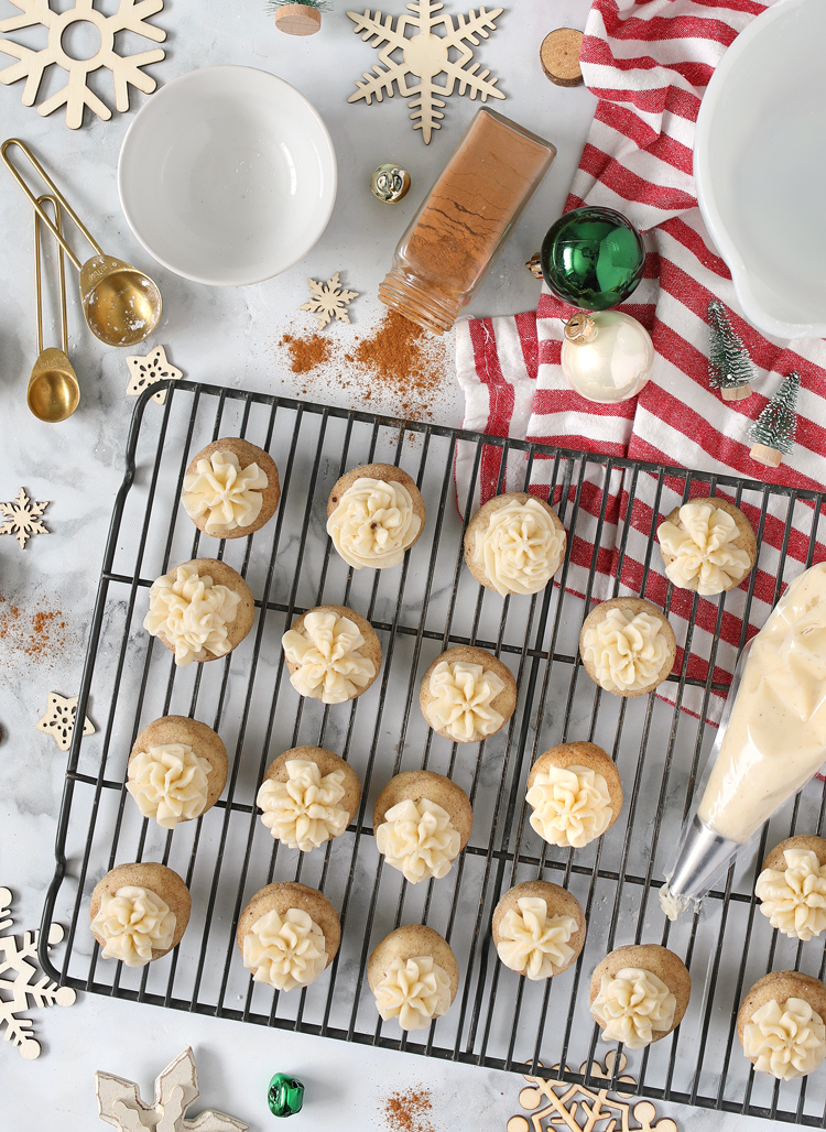 frosted snickerdoodles for Christmas