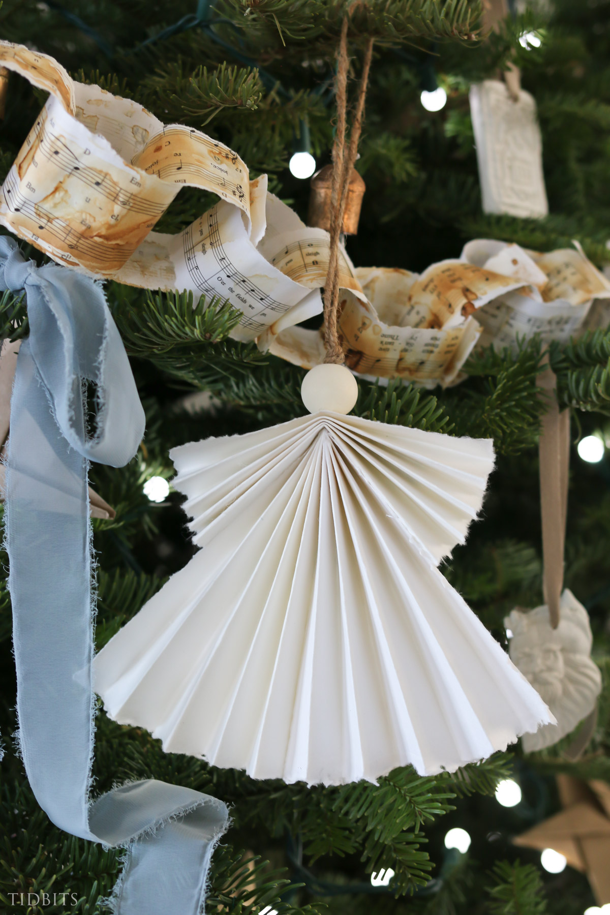 christmas angel paper ornaments