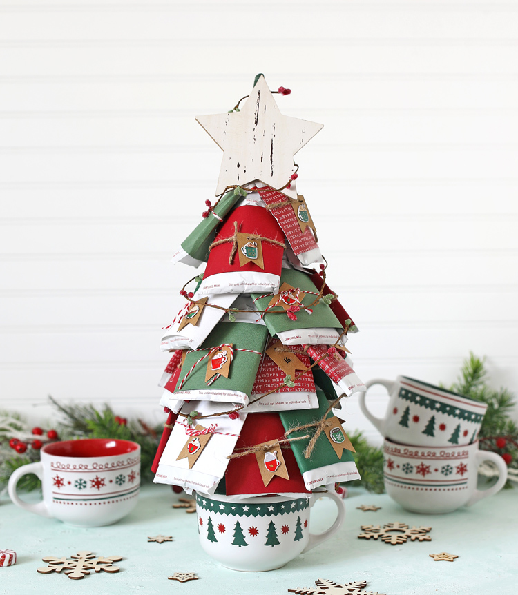 hot cocoa tree advent calendar