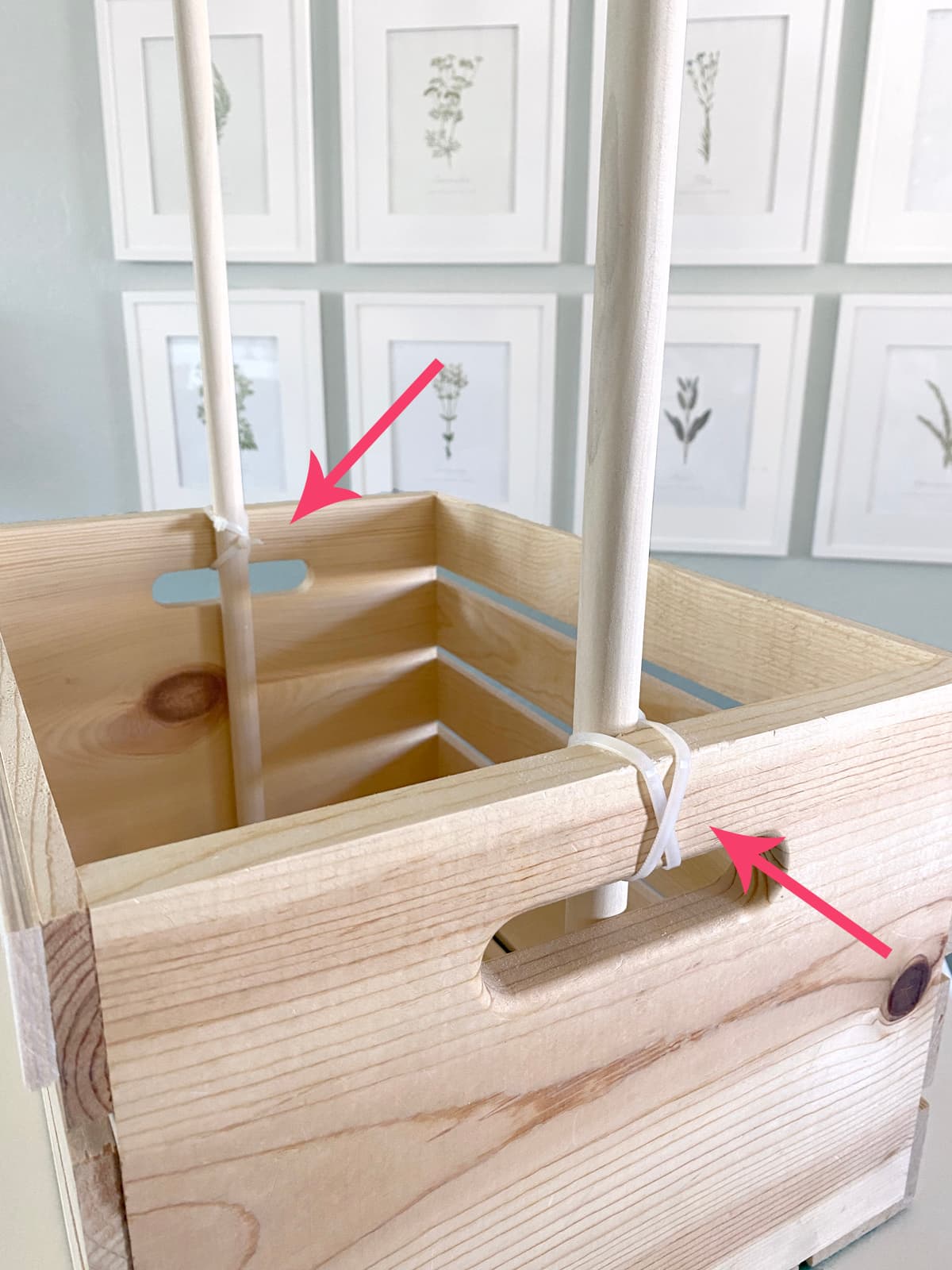 how to make a baby closet crate