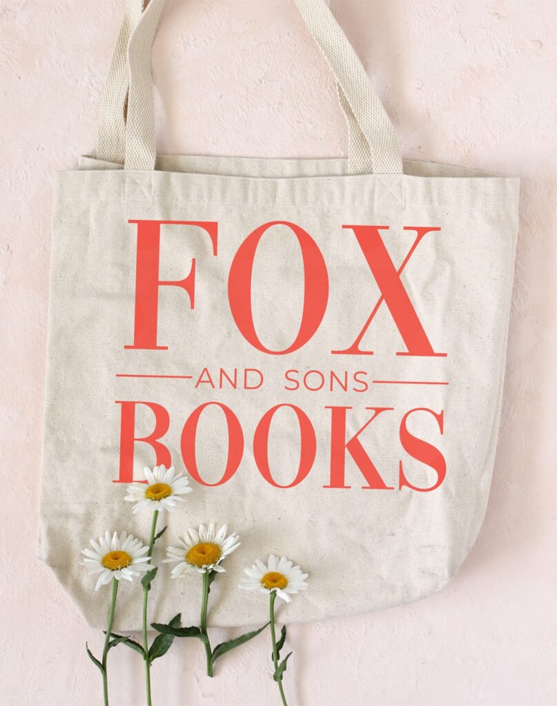 fox books diy tote bag
