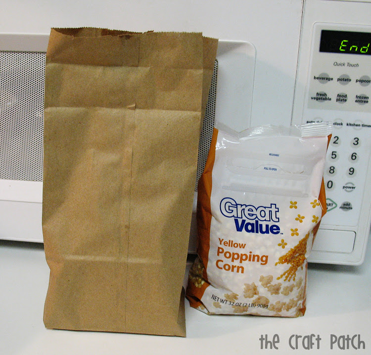 brown bag microwave popcorn