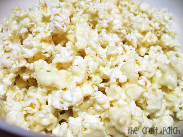 gooey microwave marshmallow popcorn