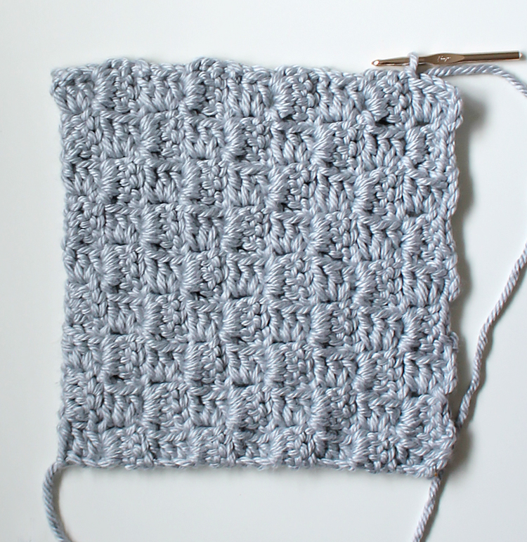 crochet square turned to pillow