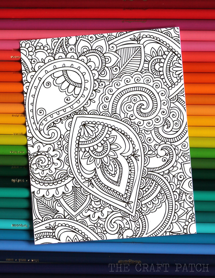 printable valentines day card adult coloring