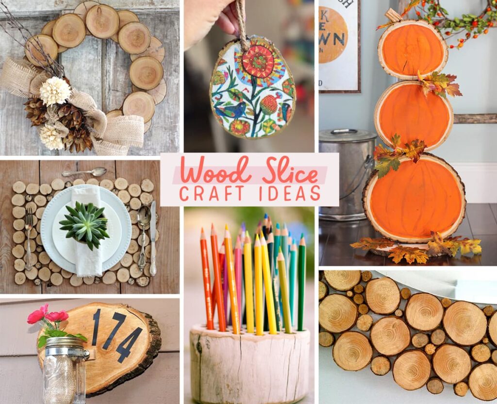 wood slice craft ideas