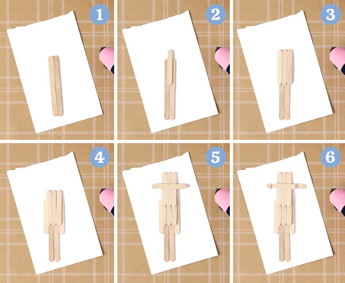 how to make popsicle stick scarecrows