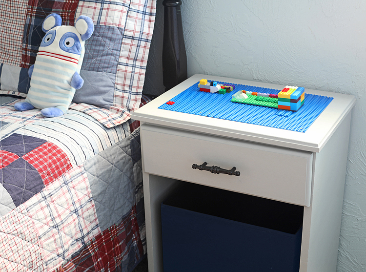 diy lego table nightstands