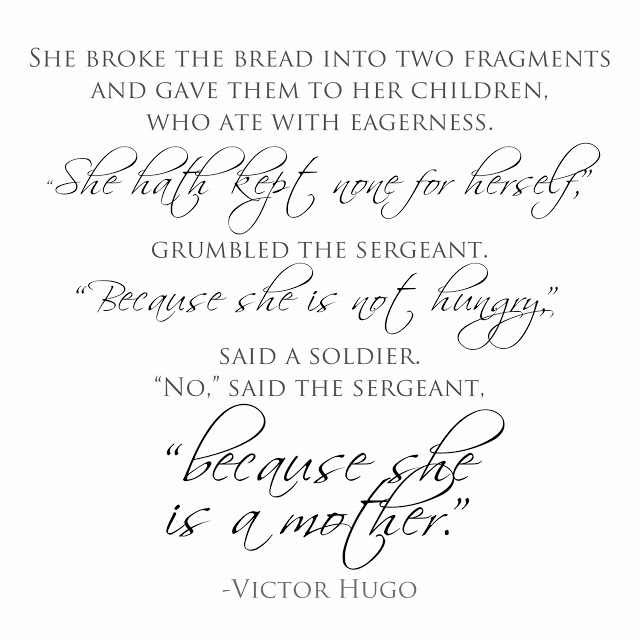 quote on mothers from victor hugo