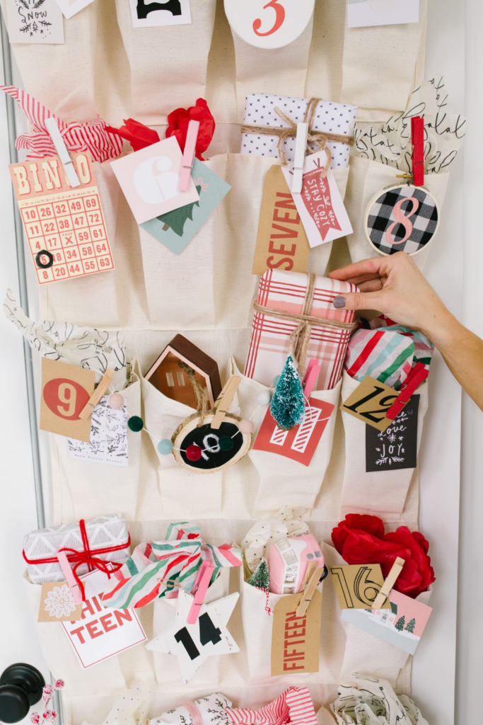 Shoe Organizer Advent Calendar