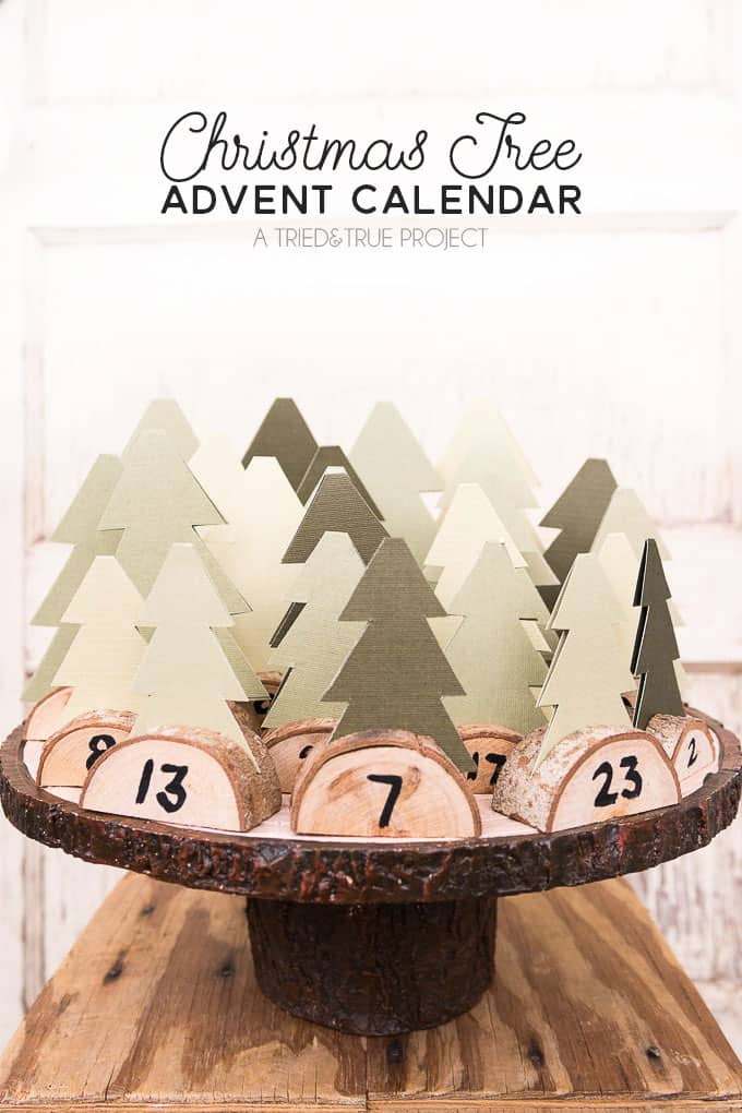 Christmas Tree Advent Calendar