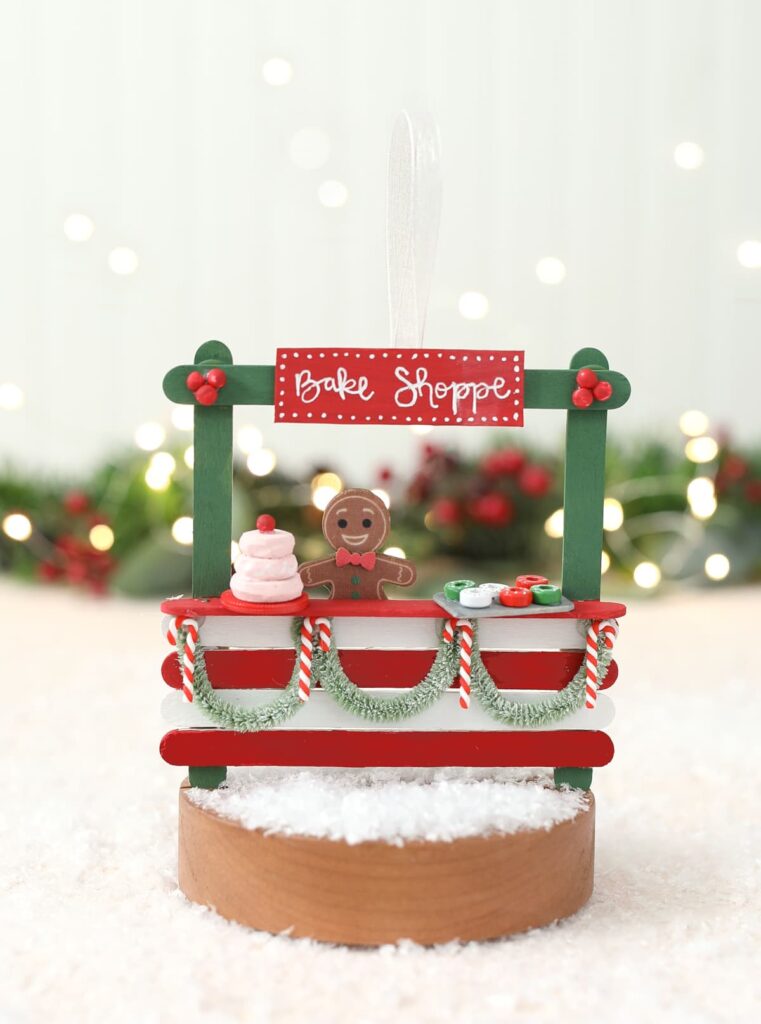 christmas market popsicle stick ornaments