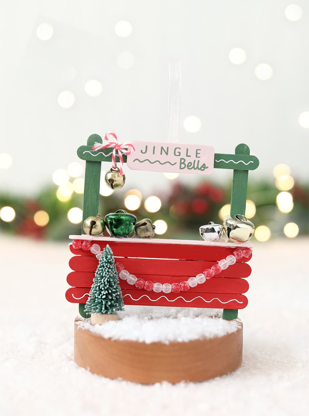 jingle bell shoppe popsicle stick christmas ornament