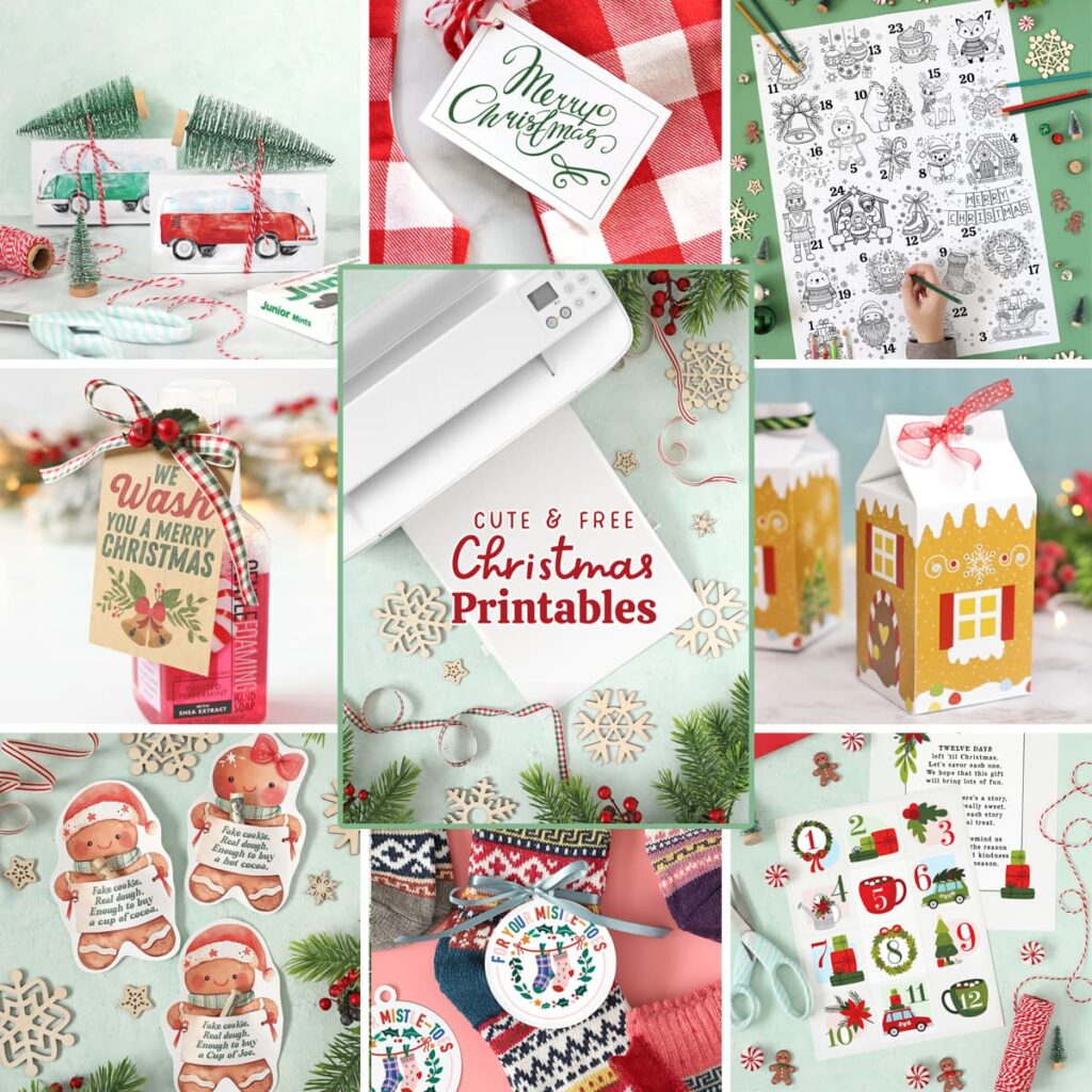 cute and free christmas printables