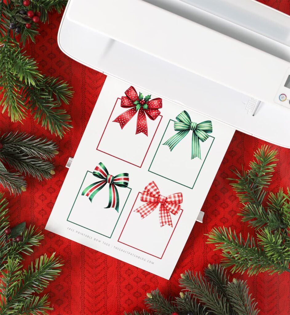 free printable christmas gift tags