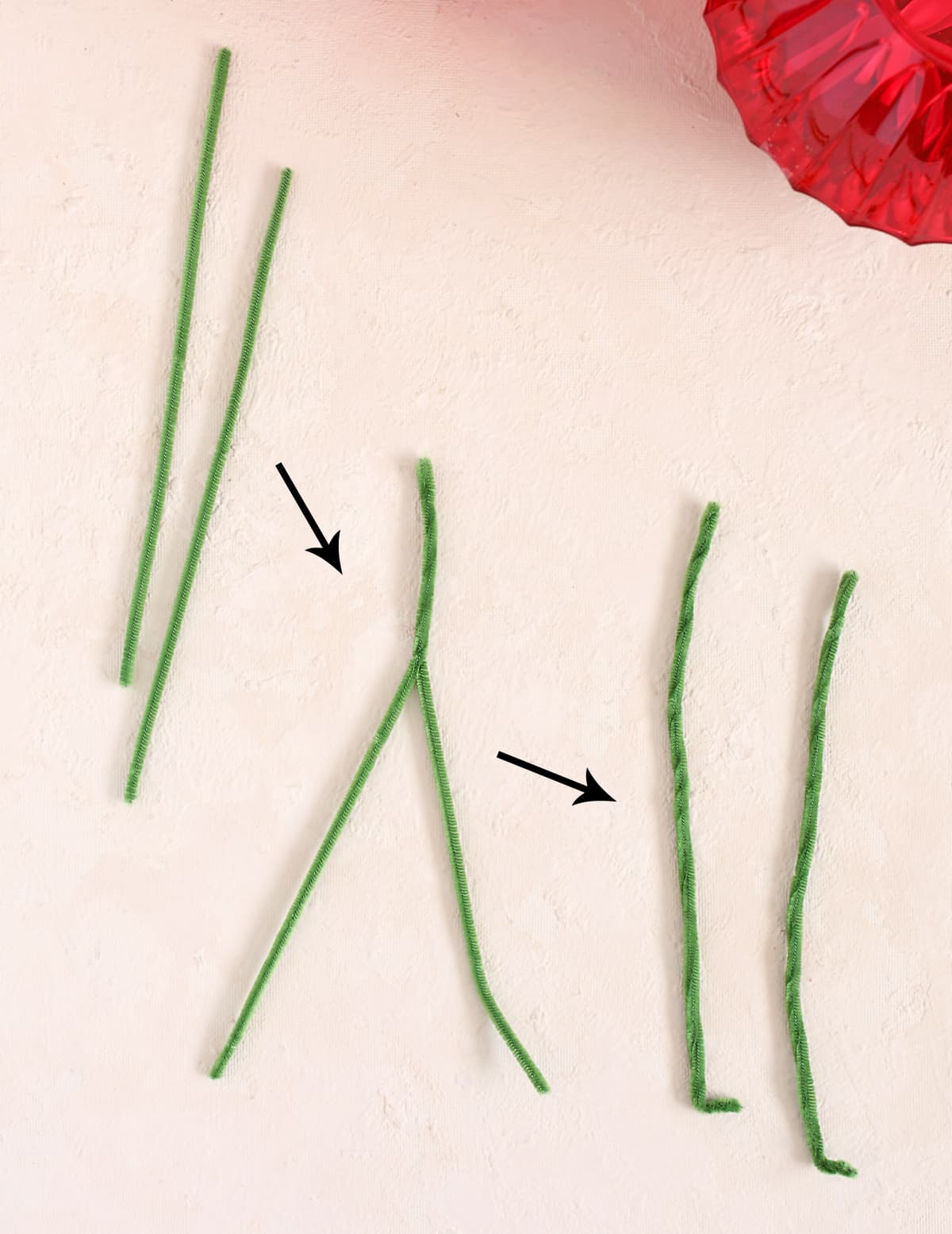 twist pipe cleaner stems together